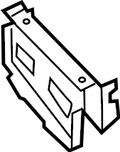 View 80A803895STL Frame Side Member Bracket (Rear) Full-Sized Product Image