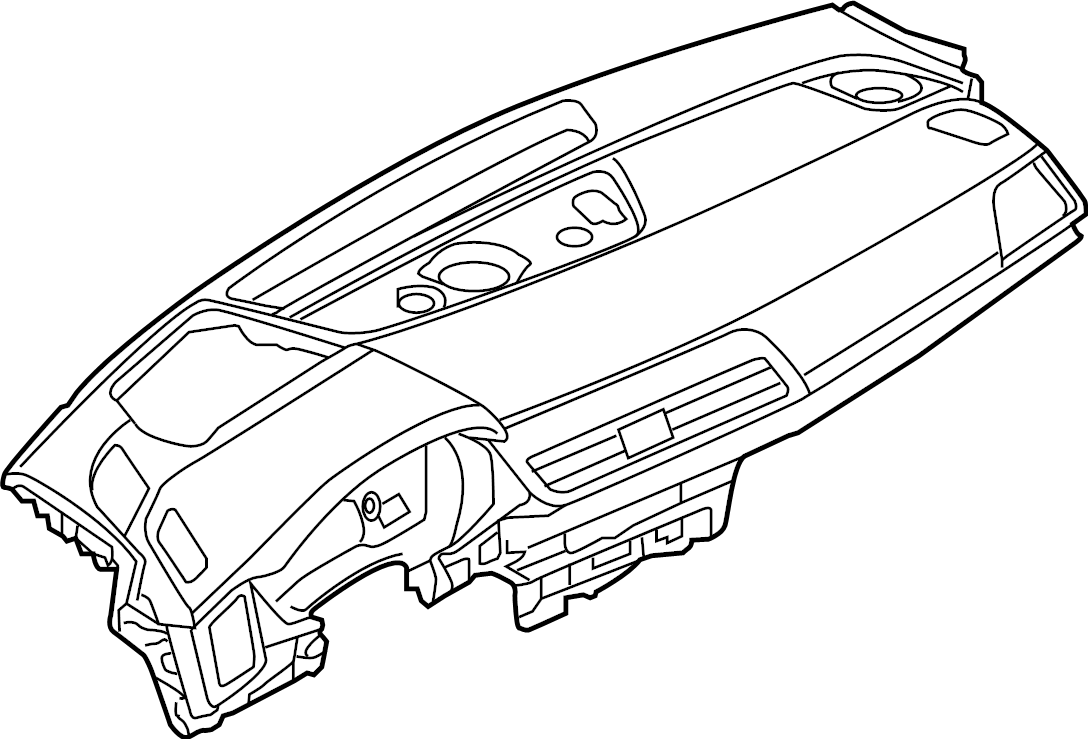 View 80B857001K24A Dashboard Panel Full-Sized Product Image