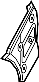 View 80A809650ASTL Quarter Panel Extension (Front, Rear, Upper, Lower) Full-Sized Product Image