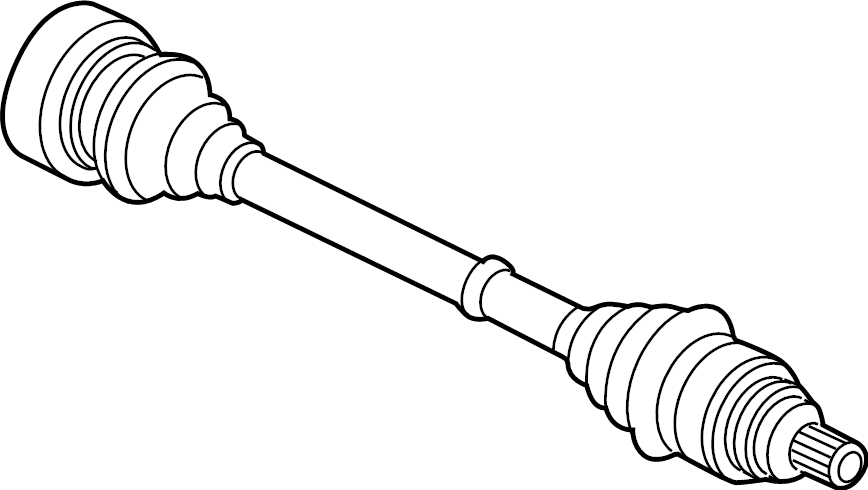 View 80A501203J Axle ASSEMBLY. DRIVESHAFT.  Full-Sized Product Image