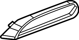 View 80A807833F2ZZ Bumper Trim (Rear, Lower) Full-Sized Product Image