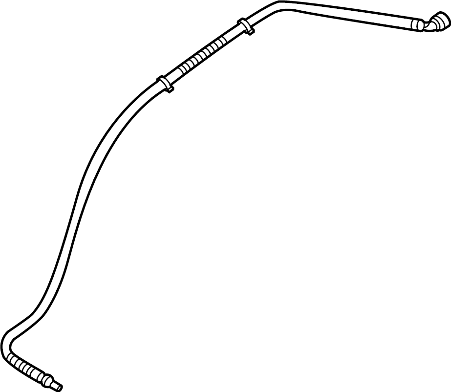 View 8W0955667B Headlight Washer Hose (Front) Full-Sized Product Image