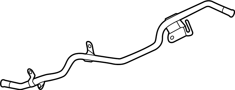View 06N121075C Engine Coolant Pipe (Front) Full-Sized Product Image