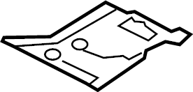 View 8W0802171A Floor Pan Reinforcement (Rear, Lower) Full-Sized Product Image