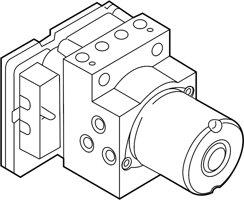 View 8W0614517ARBEF ABS Hydraulic Assembly Full-Sized Product Image
