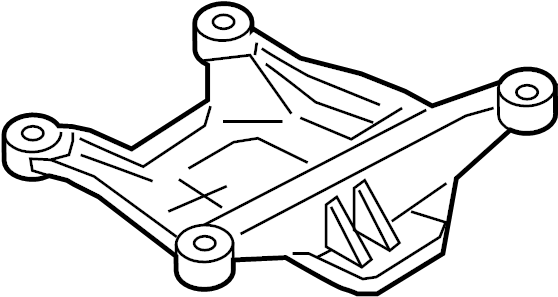 View 8W0399118Q Automatic Transmission Mount Bracket Full-Sized Product Image