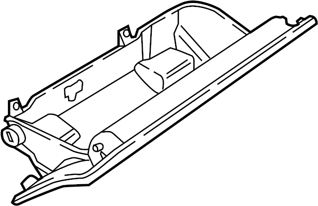 View 8W1880122BA4 Glove Box Door Full-Sized Product Image