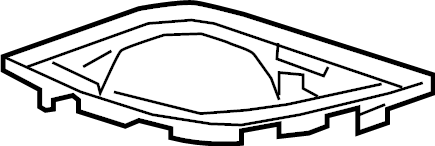 View 8W1035427 Bracket. Speaker. (Rear) Full-Sized Product Image