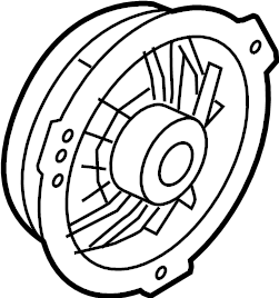 View 8W5035411 Speaker (Rear) Full-Sized Product Image