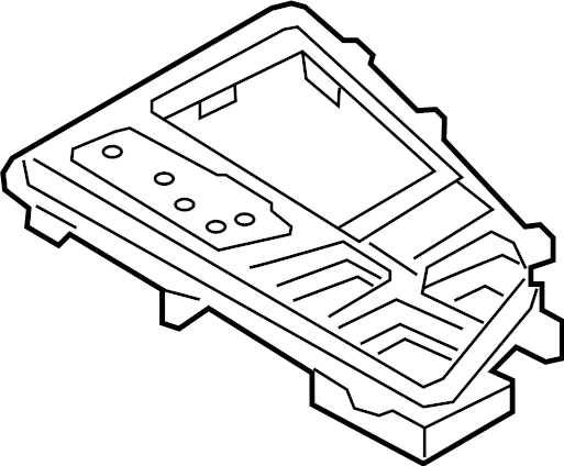 View 8W1713111CMNC Automatic Transmission Shift Cover Plate. Shift Indicator.  Full-Sized Product Image