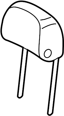 View 8W5881901ALJT5 Headrest Full-Sized Product Image