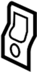 View 8K9887270 Child Restraint Anchor Plate Full-Sized Product Image