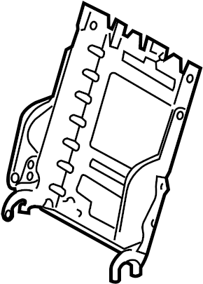View 8K0885585A Seat Armrest Bracket Full-Sized Product Image