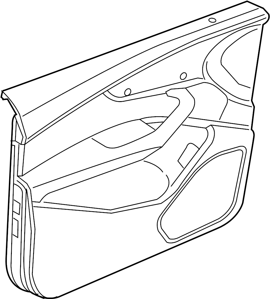 View 8W0867103CWFA Door Interior Trim Panel Full-Sized Product Image