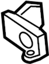 View 8W0833406A Door Hinge (Upper, Lower) Full-Sized Product Image