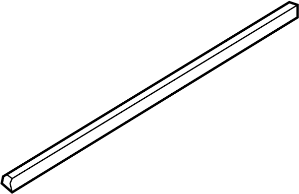 View 8W0839480 Door Window Belt Weatherstrip (Upper) Full-Sized Product Image