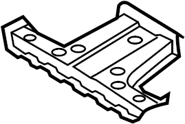 View 8W0804869C Battery Tray Full-Sized Product Image