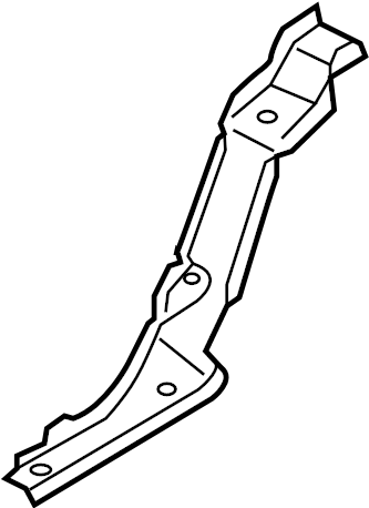 View 8W0801392A Frame Side Member Reinforcement (Front) Full-Sized Product Image
