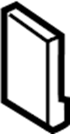 View 4M8807967ARU6 Grille Molding (Upper, Lower) Full-Sized Product Image