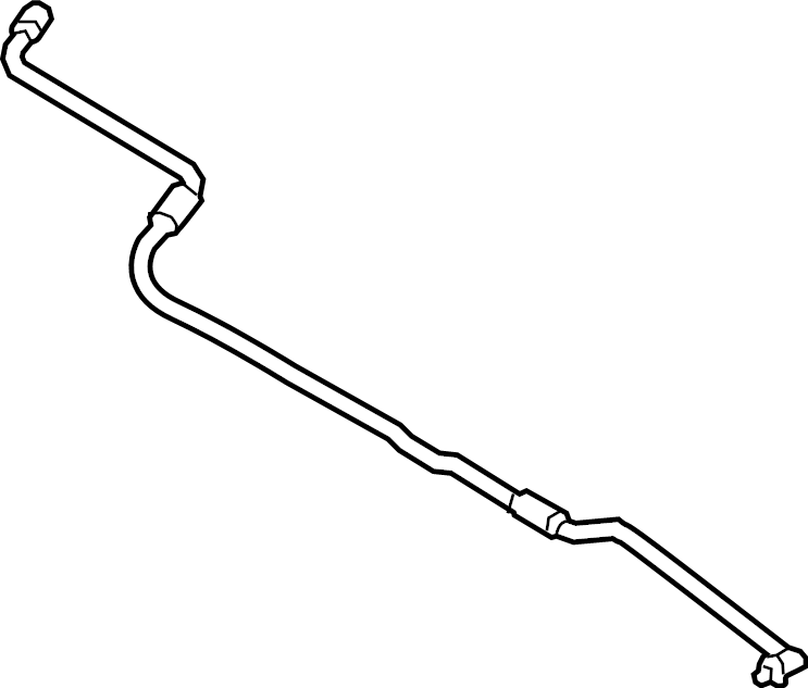 View 4M0121081CN Engine Coolant Overflow Hose Full-Sized Product Image