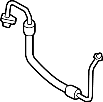View 4M0816743AC A/C Refrigerant Suction Hose (Front, Rear, Upper) Full-Sized Product Image