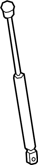 View 4M8823359A Hood Lift Support Full-Sized Product Image