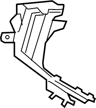 View 4M8821131C Fender Bracket (Front) Full-Sized Product Image