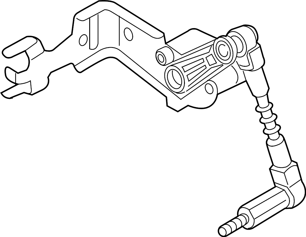 View 4M0941285D Headlight Level Sensor (Front) Full-Sized Product Image