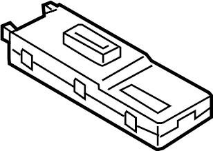 View 4M0959107D Liftgate Control Module Full-Sized Product Image