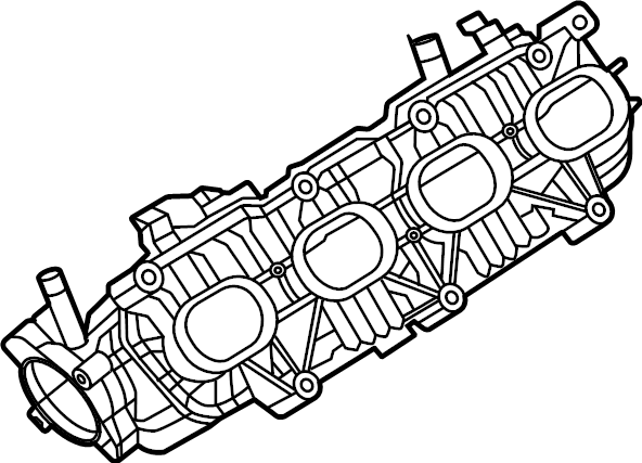 View 0P2129712M Engine Intake Manifold Full-Sized Product Image