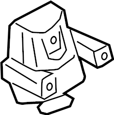 View 4M0199371HA Engine Mount Full-Sized Product Image