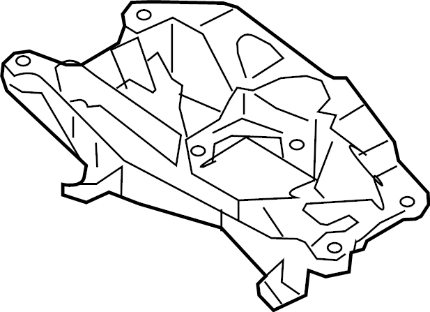 View 4M0399263P Transmission Crossmember Full-Sized Product Image