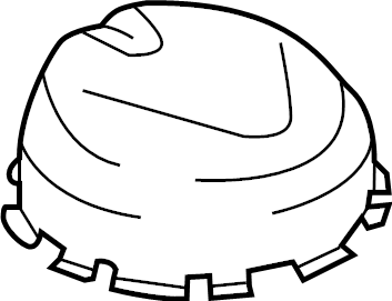 View 8W0412375D Cap. Mount. (Upper) Full-Sized Product Image