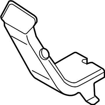 View 4M0819806B Instrument Panel Air Duct (Rear) Full-Sized Product Image