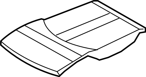 View 4M0881361D Seat Cushion Pad (Front) Full-Sized Product Image