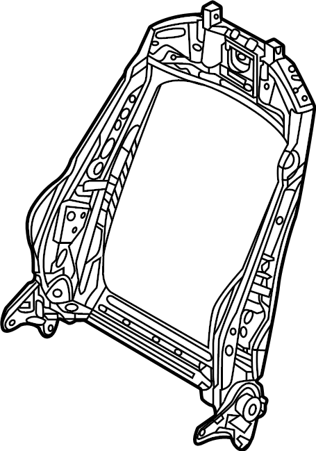 View 4M0881046P Seat Back Frame (Upper) Full-Sized Product Image