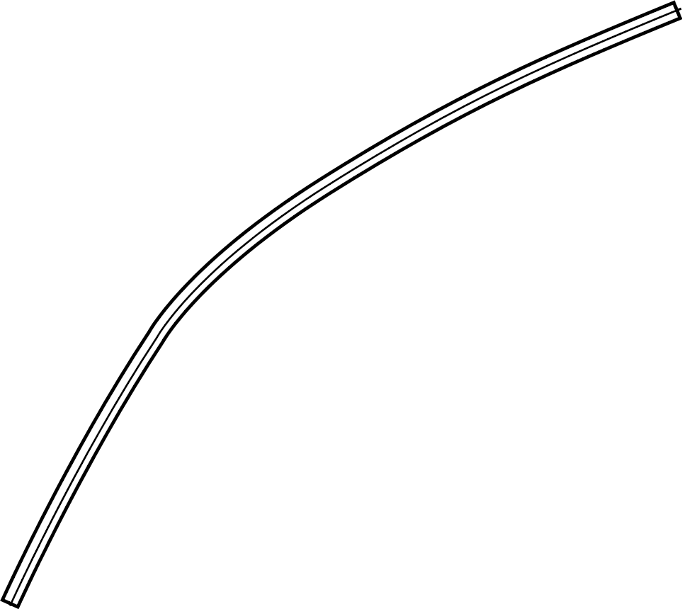 View 4M8854544B Roof Drip Molding Seal Full-Sized Product Image