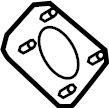 View 4M8868173A4PK Speaker Cover Full-Sized Product Image