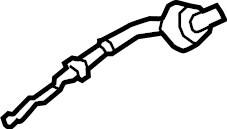 View 4M8837085 Door Latch Cable Full-Sized Product Image
