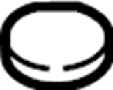 View 4M8867889 Sunshade grommet.  Full-Sized Product Image