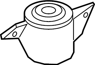 View 4M0513353F Suspension Shock Absorber Mount (Upper) Full-Sized Product Image