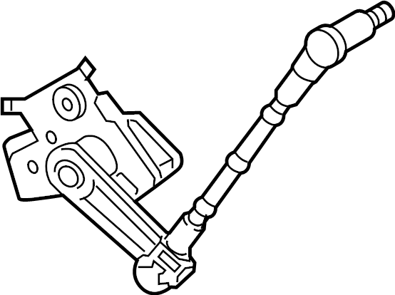 View 4K0941310B Headlight Level Sensor (Rear) Full-Sized Product Image