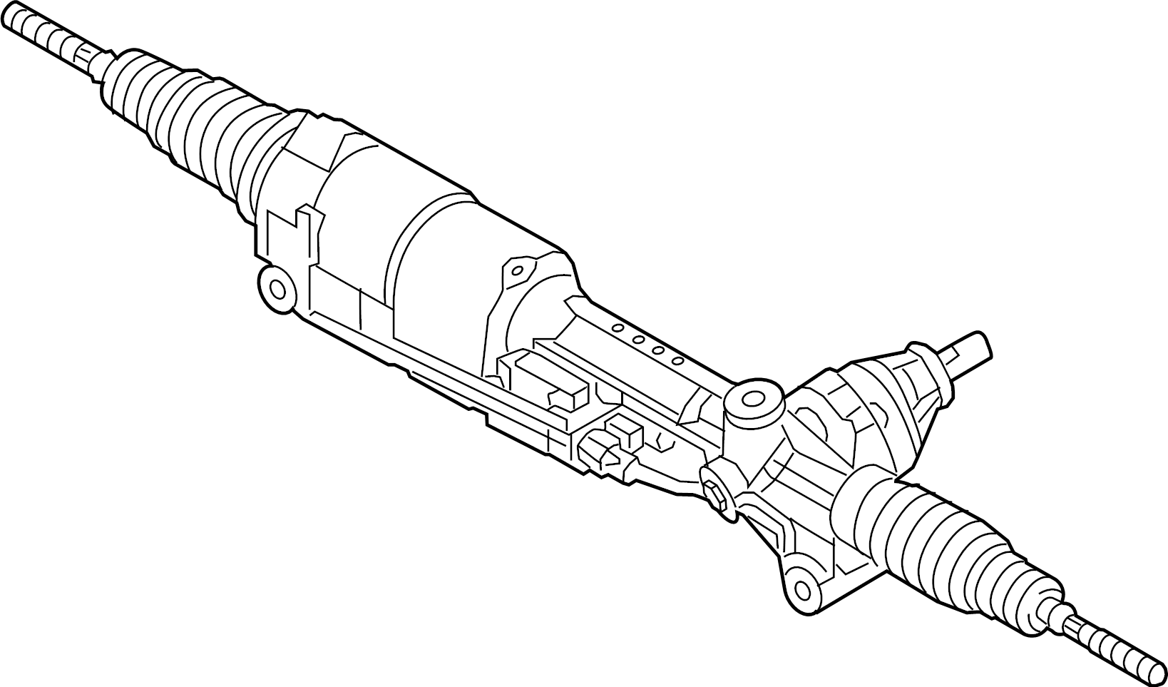 View 4K1423055Q Rack and Pinion Assembly Full-Sized Product Image