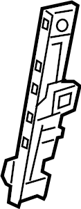 View 4M0857819A Seat Belt Height Adjuster Full-Sized Product Image