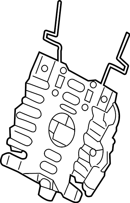 View 3Q0881879D Seat Lumbar Support Cushion Full-Sized Product Image
