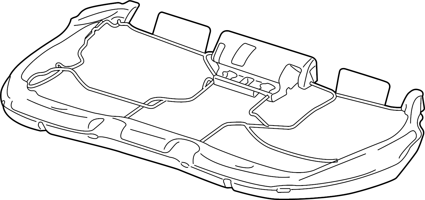 View 4K0885283 Seat Frame (Lower) Full-Sized Product Image