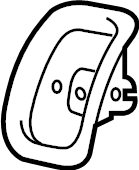 View 8W0887233C4PK Bezel. Trim. Cover. Belt. (Upper) Full-Sized Product Image