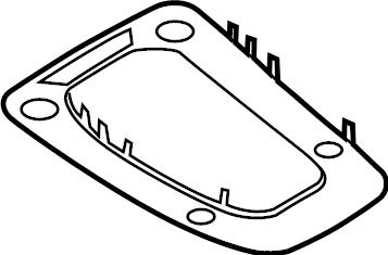 View 4M0947139EET1 Console Trim Panel Full-Sized Product Image