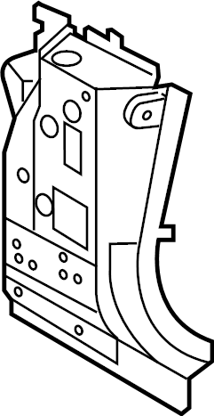 View 4K0809056 Body A-Pillar (Lower) Full-Sized Product Image