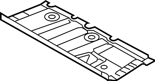 View 4K0803073B Floor. Pan.  Full-Sized Product Image